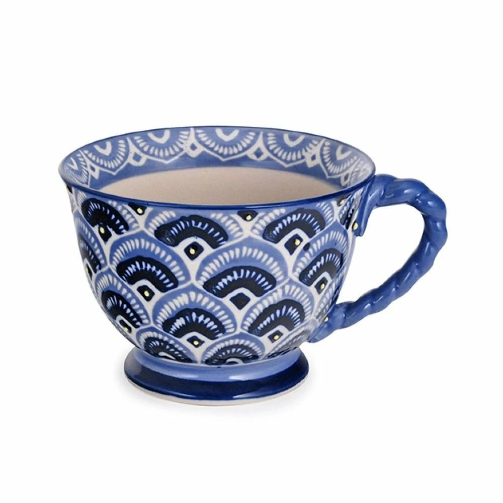 Fuji Merchandise 14oz Mug | Blue Peacock 1 Fuji Merchandise 14oz Mug | Blue Peacock