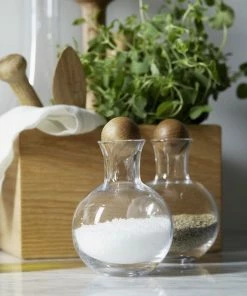 Sagaform Nature Serving Set With Oak Stopper -Cheap Dinnerware Store snp1