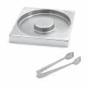 Swissmar Glass Rimmer With Garnish Tongs