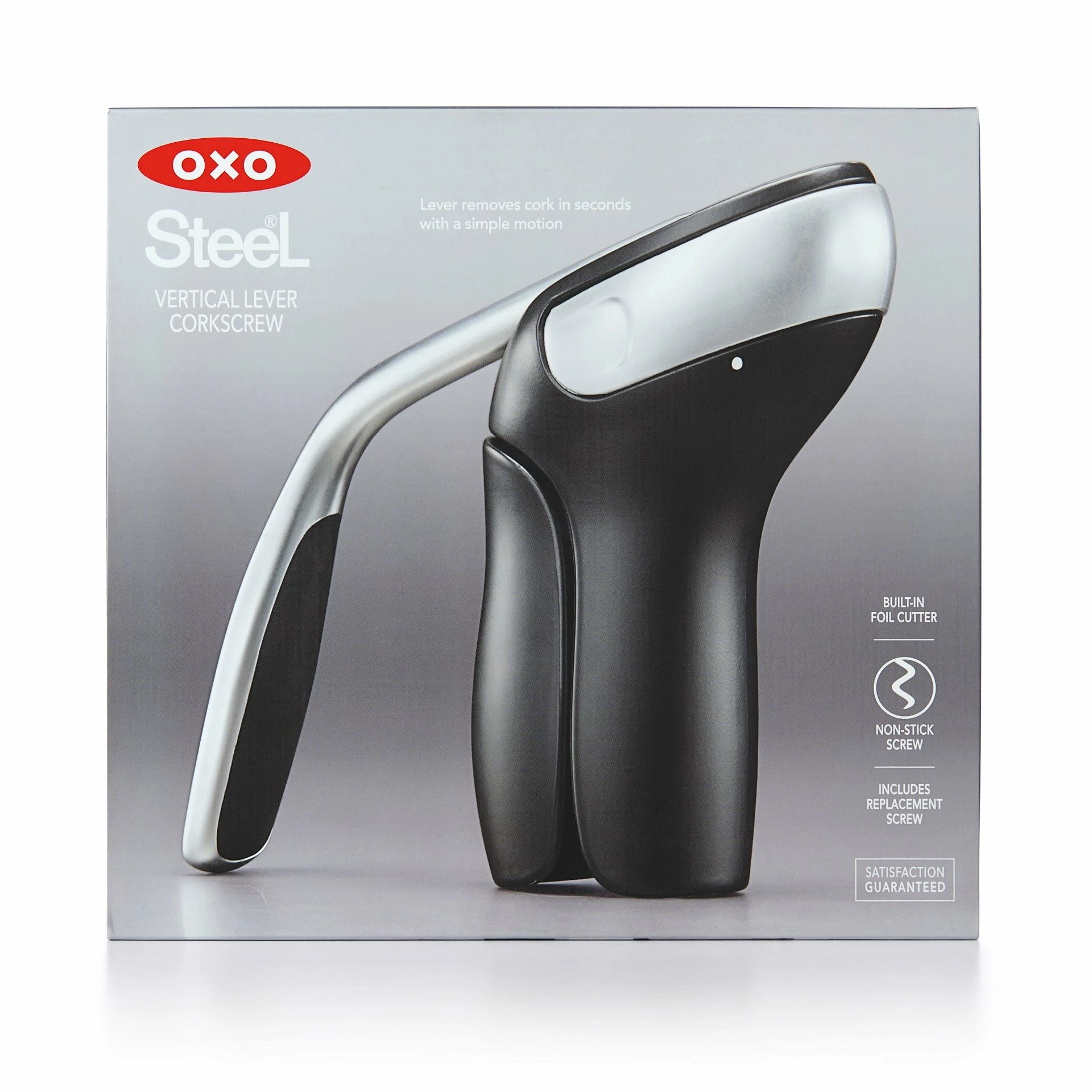 OXO SteeL Vertical Lever Corkscrew 9 OXO SteeL Vertical Lever Corkscrew - Image 9