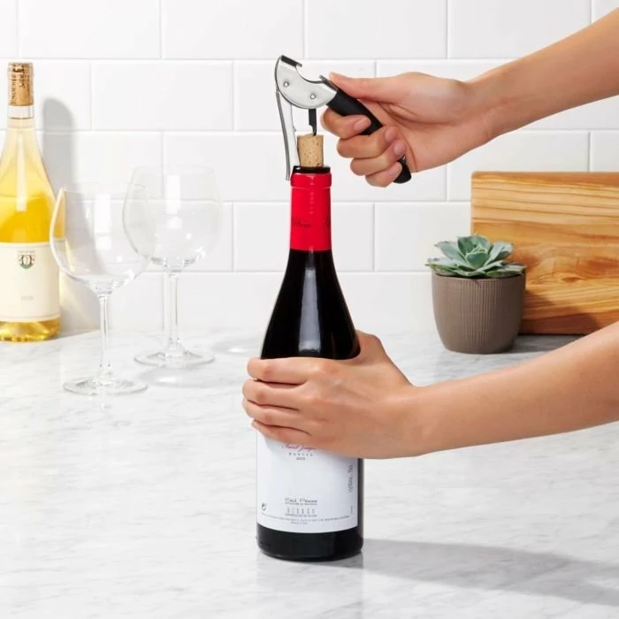 OXO SteeL Double Lever Waiter's Corkscrew 2 OXO SteeL Double Lever Waiter's Corkscrew - Image 2