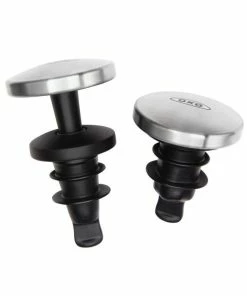 OXO SteeL Expanding Wine Stopper | 2-Pack