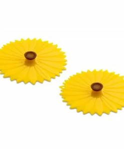 Charles Viancin Silicone Drink Covers | Sunflower (Set Of 2)