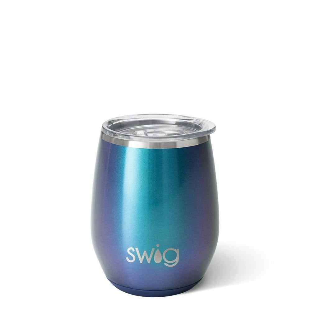Swig Life™ 14oz Stemless Wine Cup | Shimmer Mermazing 1 Swig Life™ 14oz Stemless Wine Cup | Shimmer Mermazing