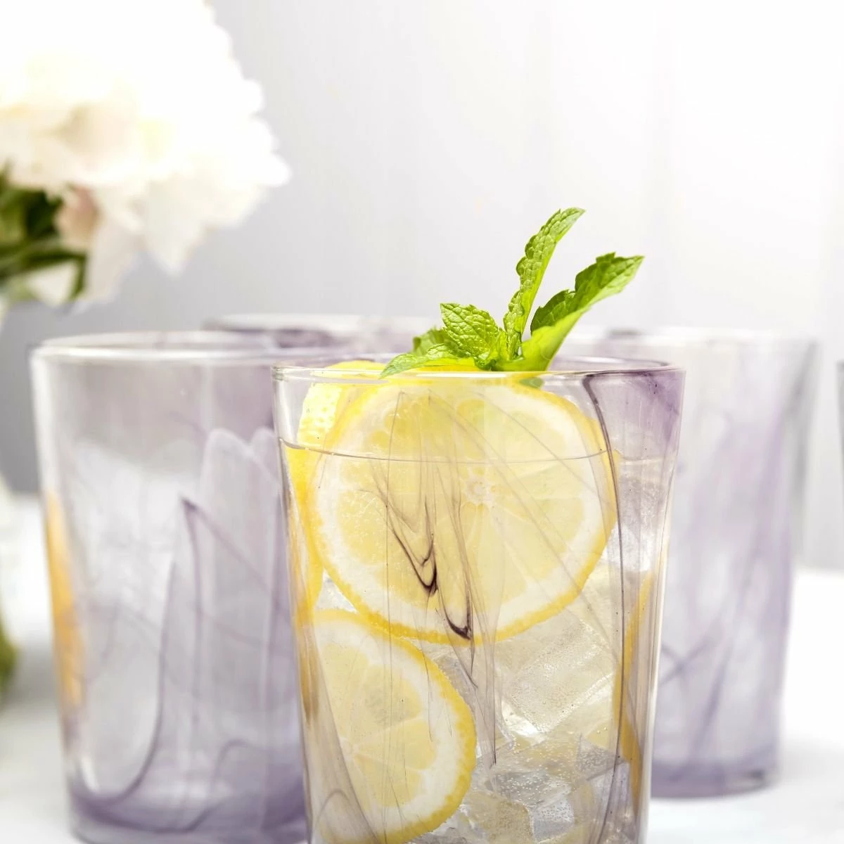 Fortessa Swirl 14oz Ice Beverage Glass | Amethyst 3 Fortessa Swirl 14oz Ice Beverage Glass | Amethyst - Image 3