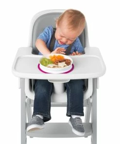 OXO Tot Stick & Stay Plate | Pink -Cheap Dinnerware Store tot 61120800 4f copy
