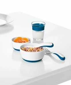 OXO Tot Feeding Spoon Set With Soft Silicone | Teal -Cheap Dinnerware Store tot 61133300 9 1