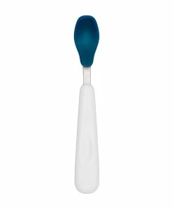 OXO Tot Feeding Spoon Set With Soft Silicone | Navy -Cheap Dinnerware Store tot 61138200 2a