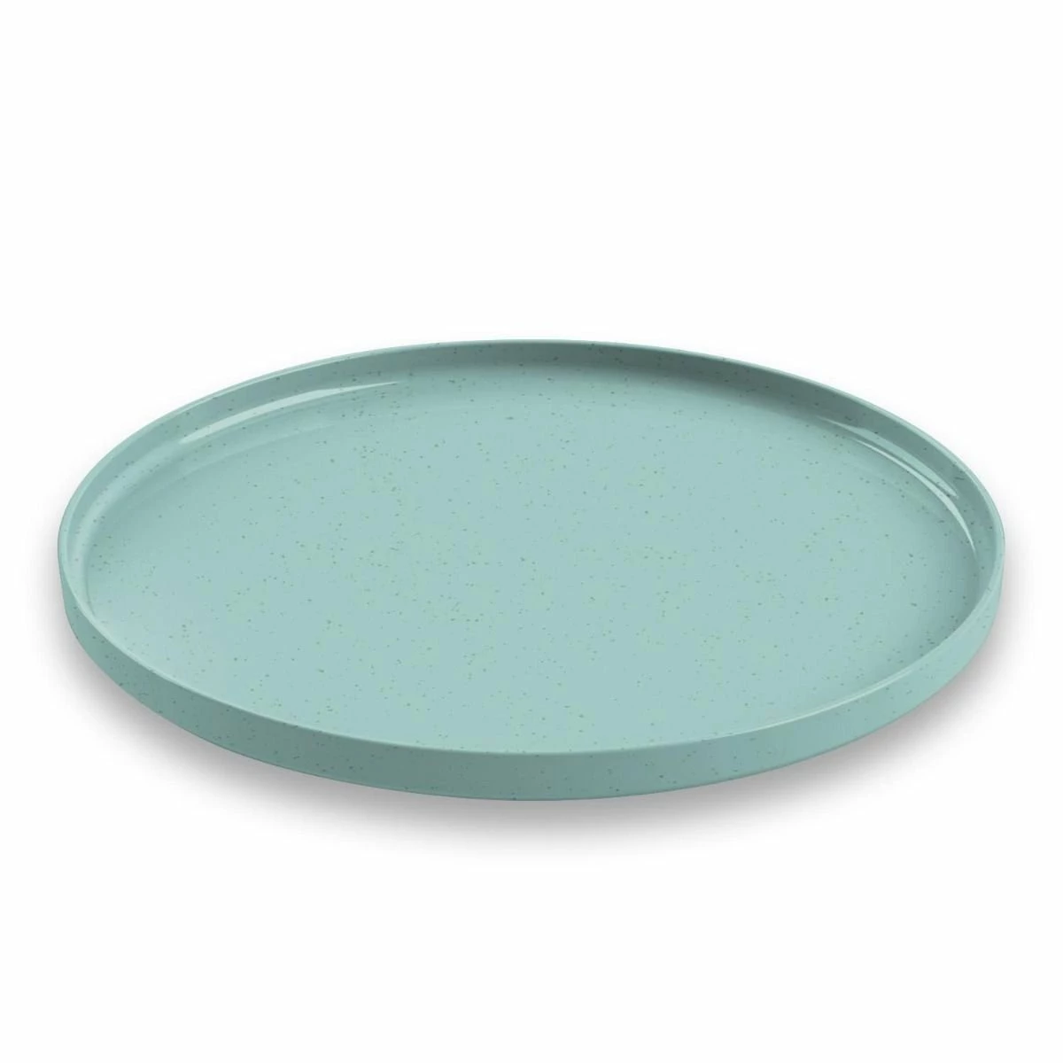 TarHong Retreat Pottery 10.5" Round Dinner Plate | Teal 1 TarHong Retreat Pottery 10.5" Round Dinner Plate | Teal