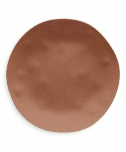 TarHong Planta Tabletop 10.5" Round Dinner Plate | Matte Terracotta