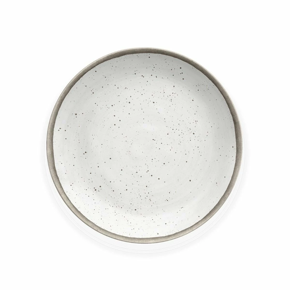 TarHong Retreat Pottery 8.5" Round Salad Plate | White Bamboo 1 TarHong Retreat Pottery 8.5" Round Salad Plate | White Bamboo