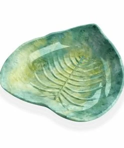 TarHong Palermo Tropical 5.7" Low Bowl | Green Bamboo