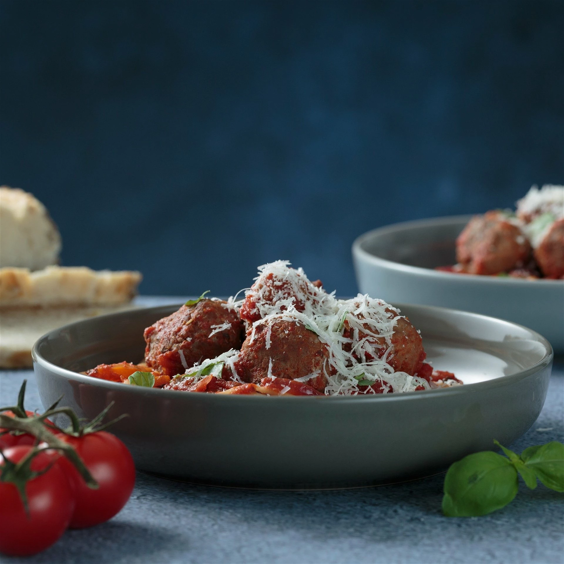 Typhoon World Foods Pasta Bowl | Blue 4 Typhoon World Foods Pasta Bowl | Blue - Image 4