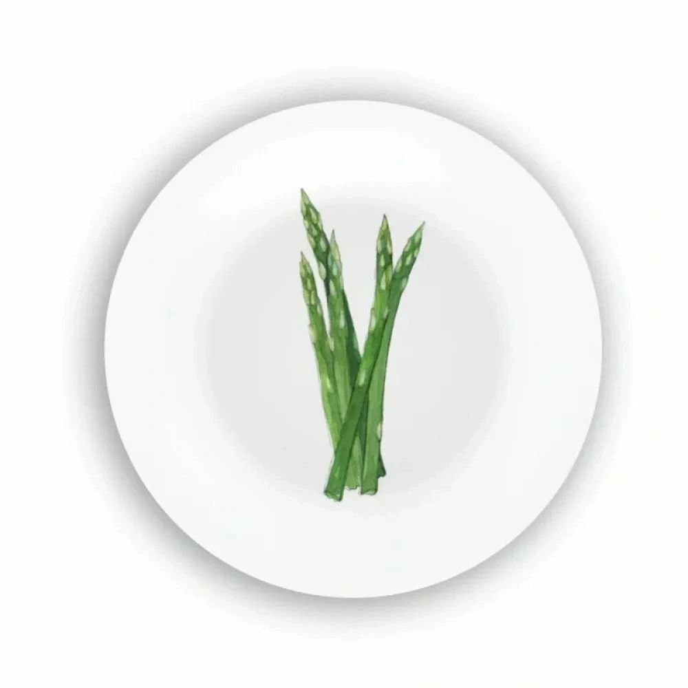 Bamboo Table 4-Piece Plate Gift Set | Veggies 3 Bamboo Table 4-Piece Plate Gift Set | Veggies - Image 3