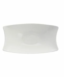 Fortessa Fiji 10.5" Rectangle Bowl | White