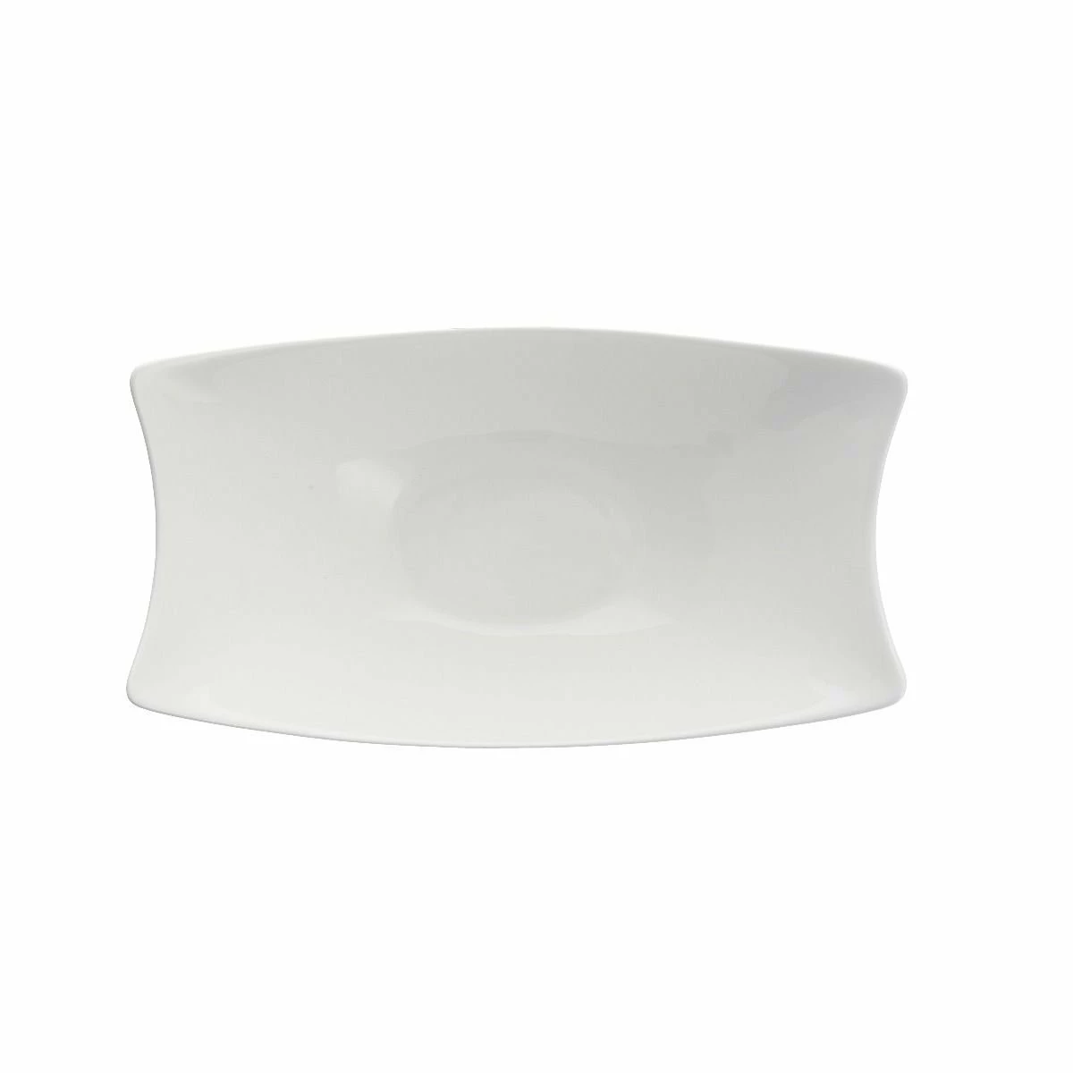 Fortessa Fiji 10.5" Rectangle Bowl | White 1 Fortessa Fiji 10.5" Rectangle Bowl | White