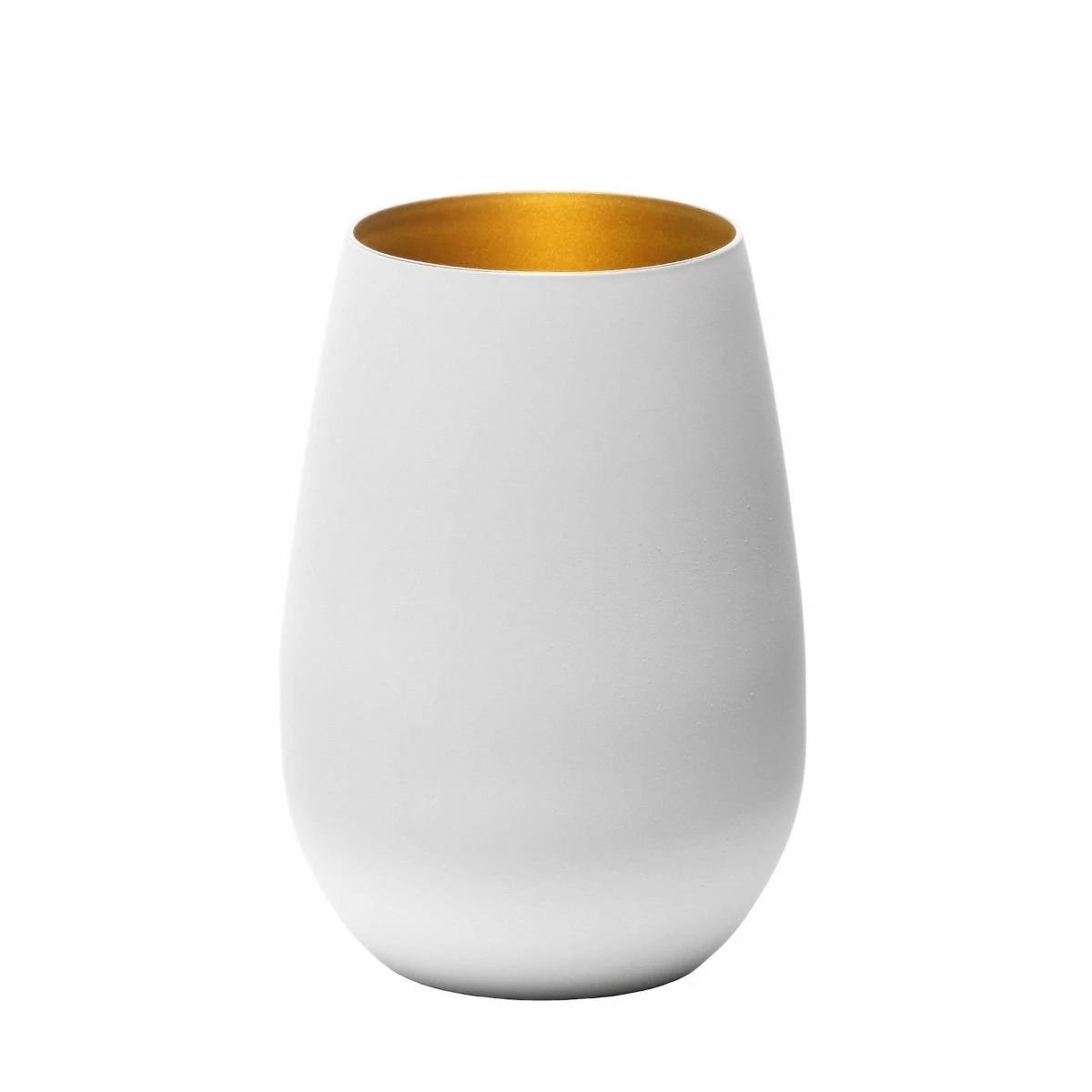 Stolzle 15.75oz Olympia Glass Tumblers - Set Of 2 | White & Gold 1 Stolzle 15.75oz Olympia Glass Tumblers - Set Of 2 | White & Gold