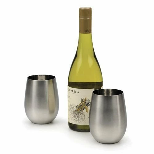 RSVP International RSVP Endurance Stemless Steel Wine Glass 1 RSVP International RSVP Endurance Stemless Steel Wine Glass