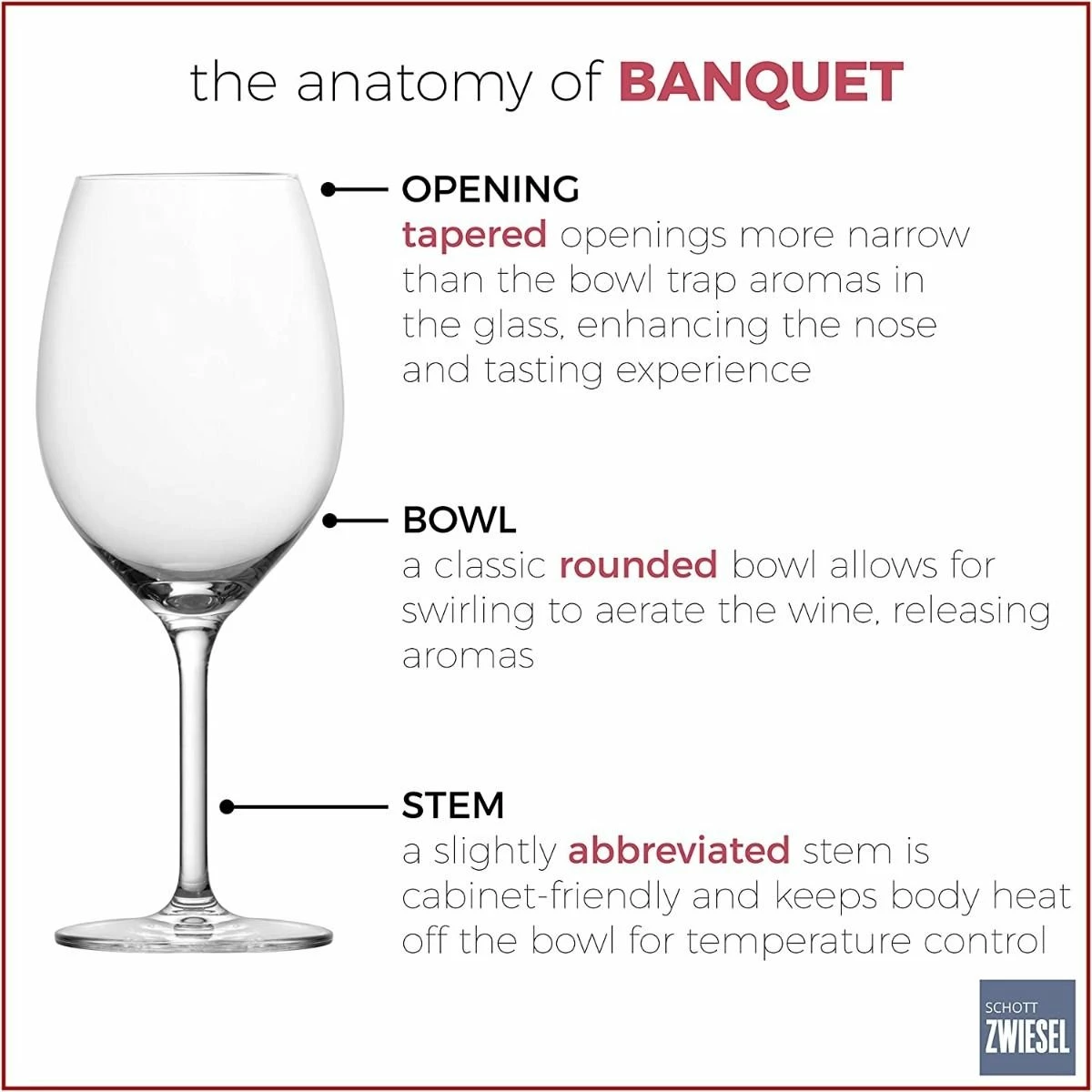 Fortessa Banquet® Wine Goblet Glasses | Set Of 6 4 Fortessa Banquet® Wine Goblet Glasses | Set Of 6 - Image 4