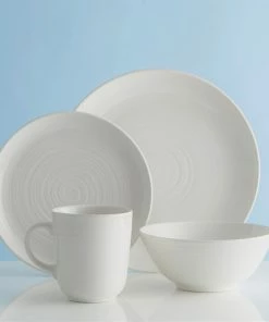 Mason Cash William Mason 10.24" Dinner Plate | White 5 Mason Cash William Mason 10.24" Dinner Plate | White -Cheap Dinnerware Store wmwhite1 2