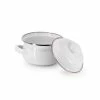 Golden Rabbit Enamelware 14oz Petite Tureen | White