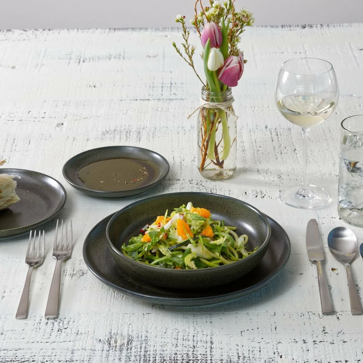 Fortessa Sound Forest 10.5" Coupe Dinner Plate | Green 2 Fortessa Sound Forest 10.5" Coupe Dinner Plate | Green - Image 2